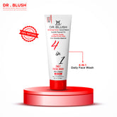 Dr Blush 4 in 1 Face Wash :For (fairness+wrinkles+freckles+dark spots)