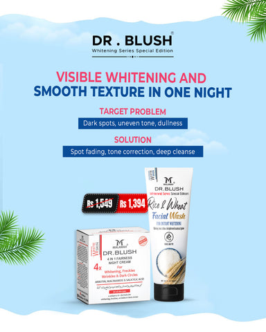 Dr. Blush Whitening Series – 4 in 1 Fairness Edition