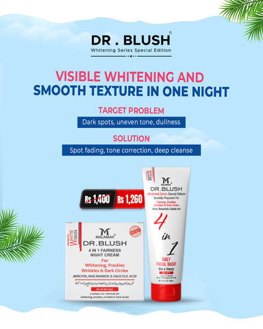 Dr. Blush One-Night Whitening Duo