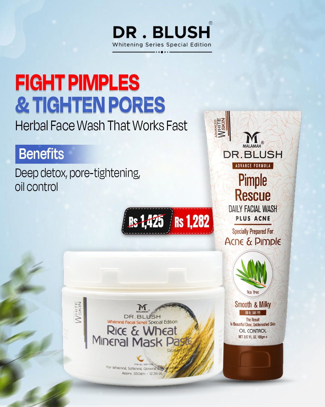 Dr. Blush Pimple Control & Pore Care Combo