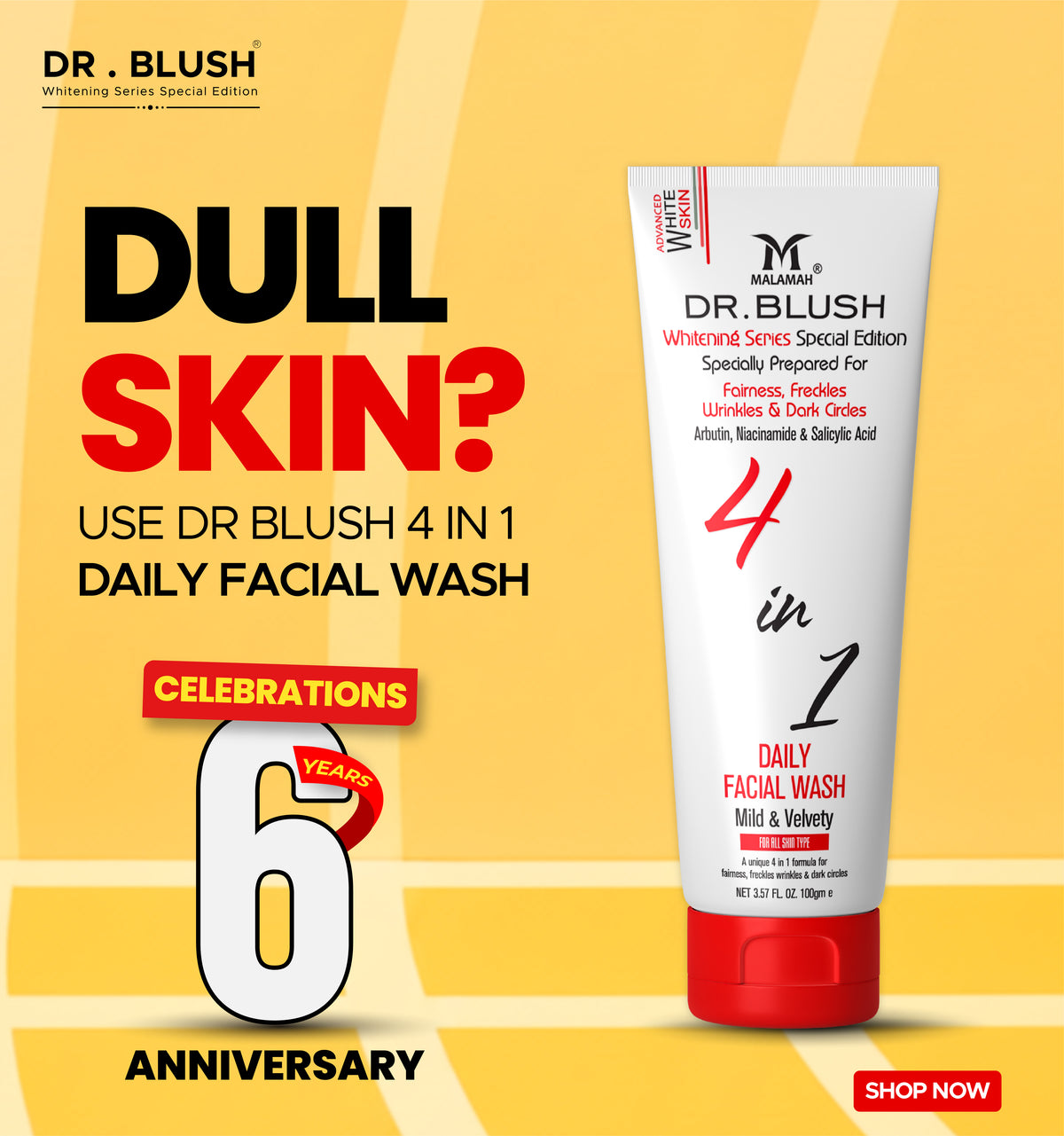Dr Blush 4 in 1 Facial Wash 120ml