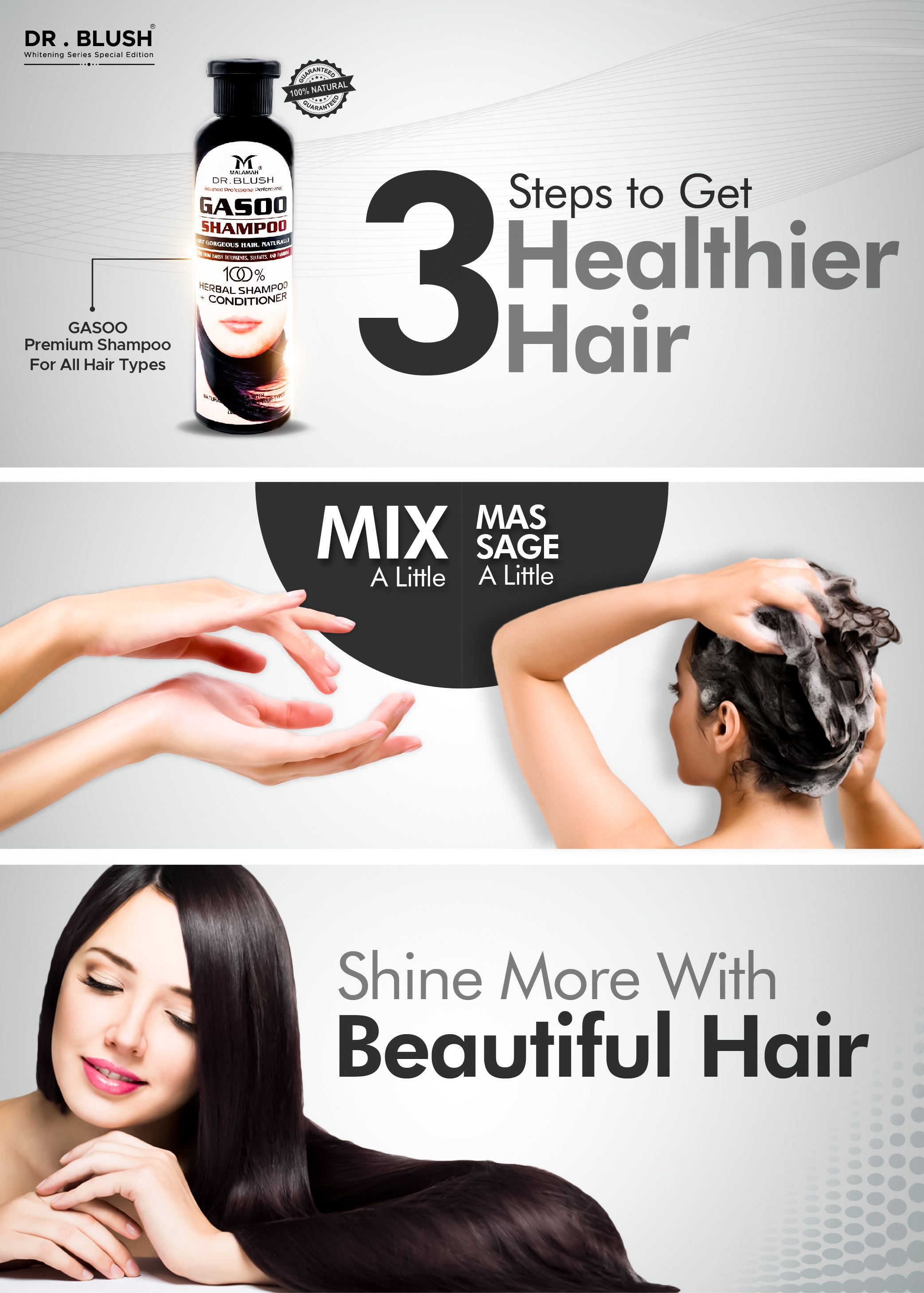 Dr Blush Gasoo Hair Shampoo(herbal)