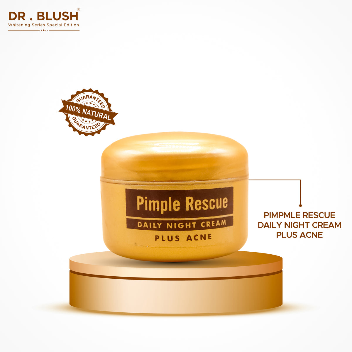 Dr Blush Pimple Rescue Night Cream (oil control)