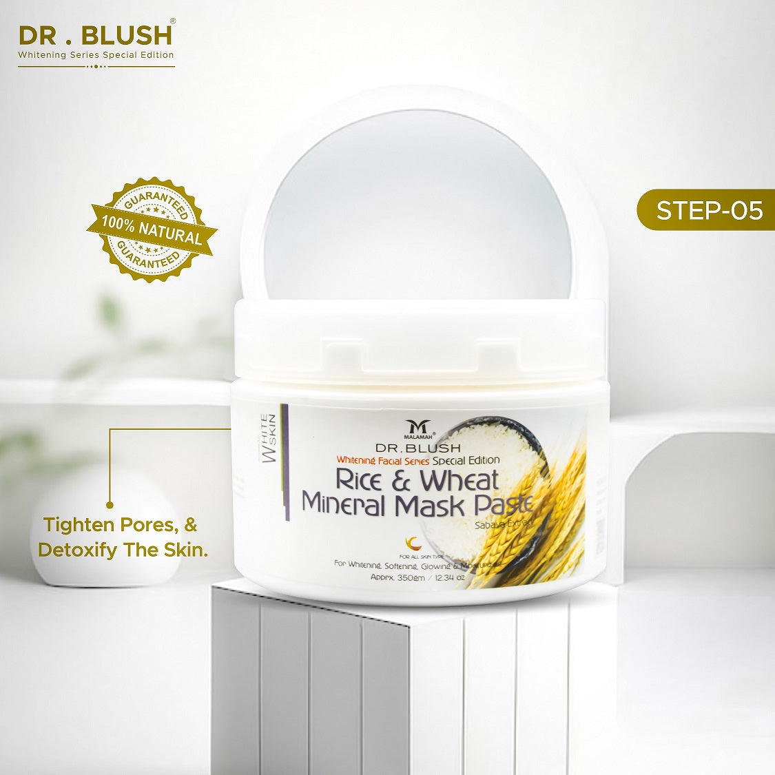 Dr Blush Rice & Wheat (Mineral Mask)