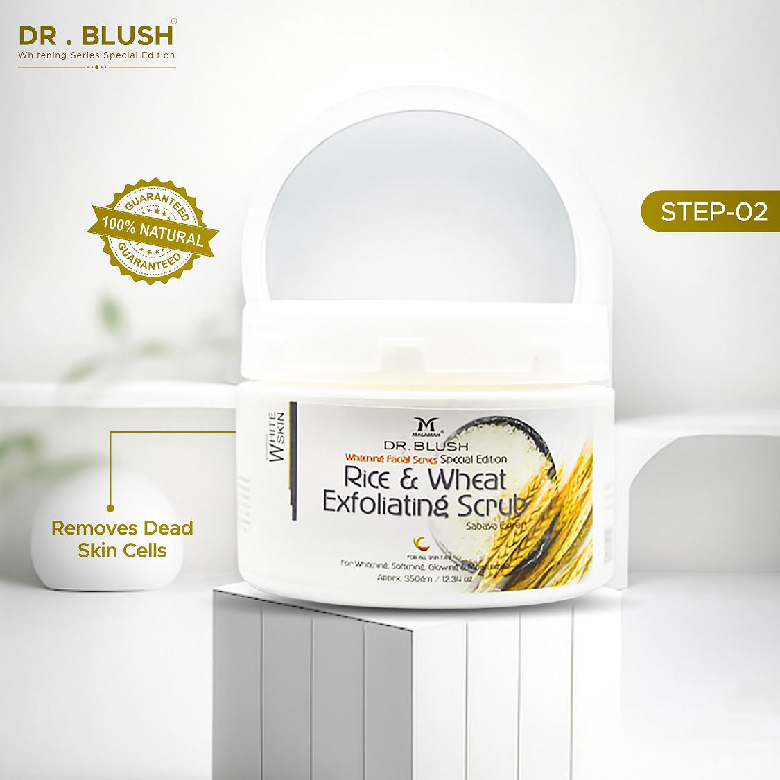 Dr Blush Rice & Wheat (Exfoliating Scrub)